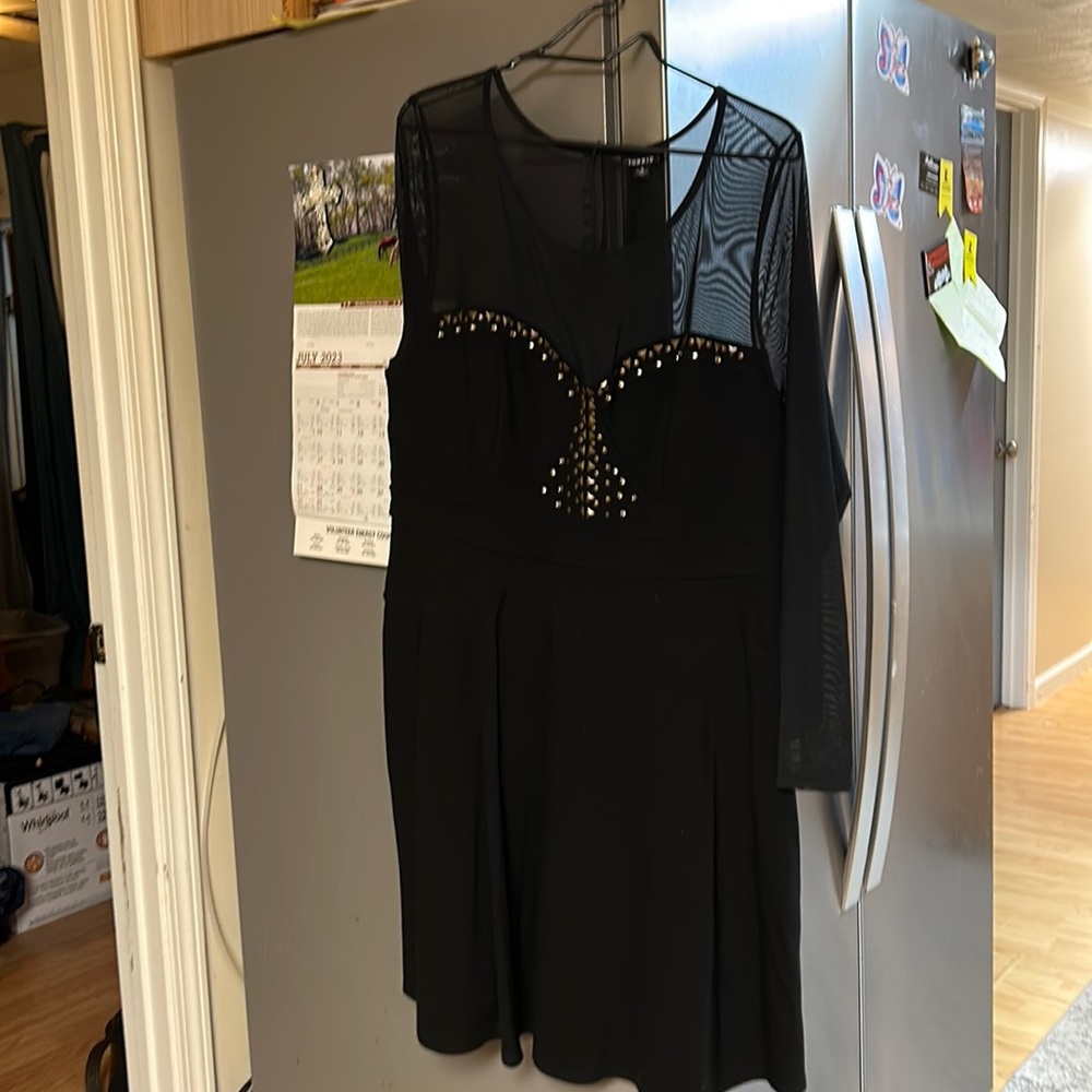Torrid long sleeve sheer dress size 2x